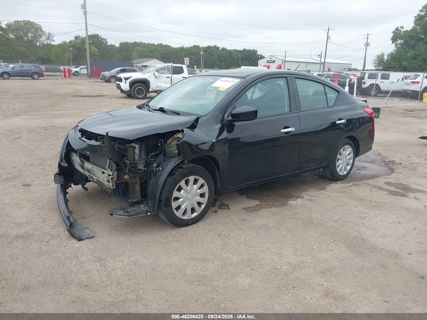 Vin: 3n1cn7ap9kl826342, lot: 46706340, nissan versa 1.6 sv 20192