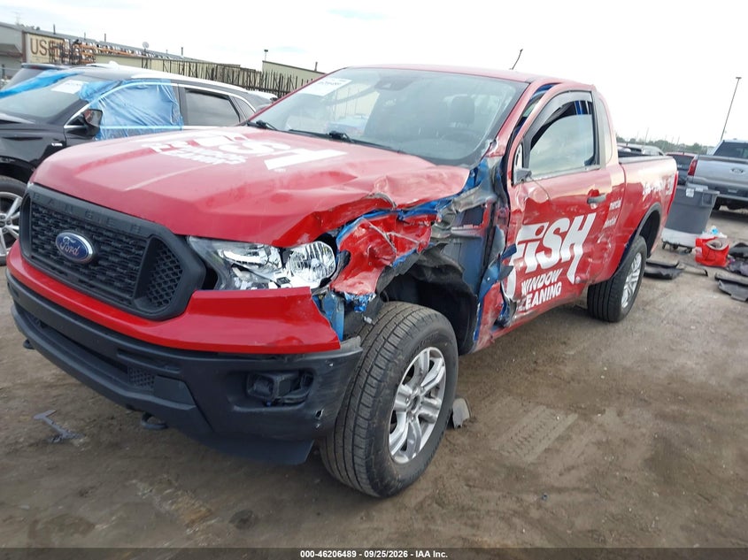 Vin: 1fter1fh8mld16524, lot: 46706401, ford ranger xl 20212