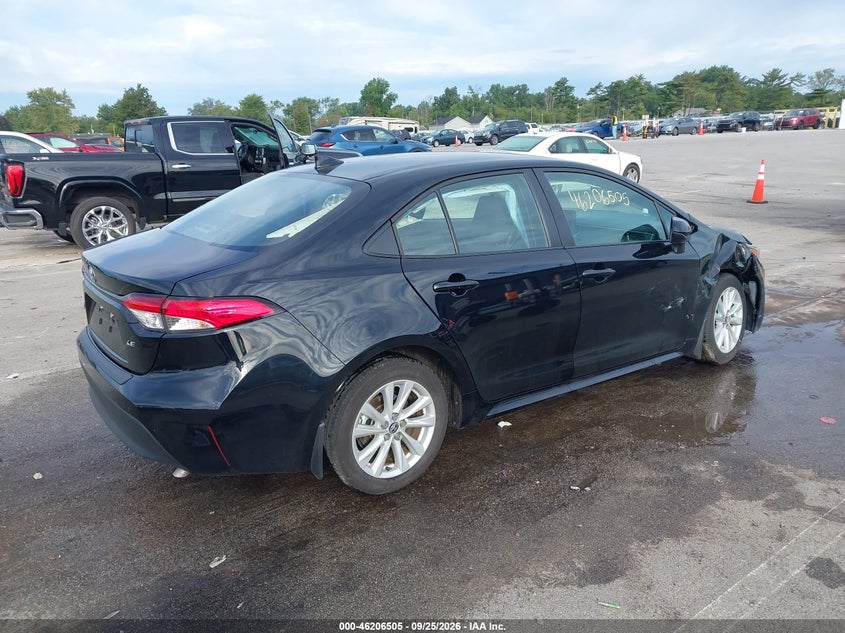 Vin: 5yfb4mde2tp395237, lot: 46706417, toyota corolla le 20264