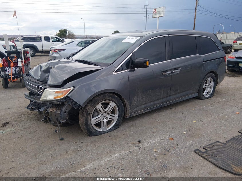Vin: 5fnrl5h96cb130143, lot: 46706460, honda odyssey touring/touring elite 20122