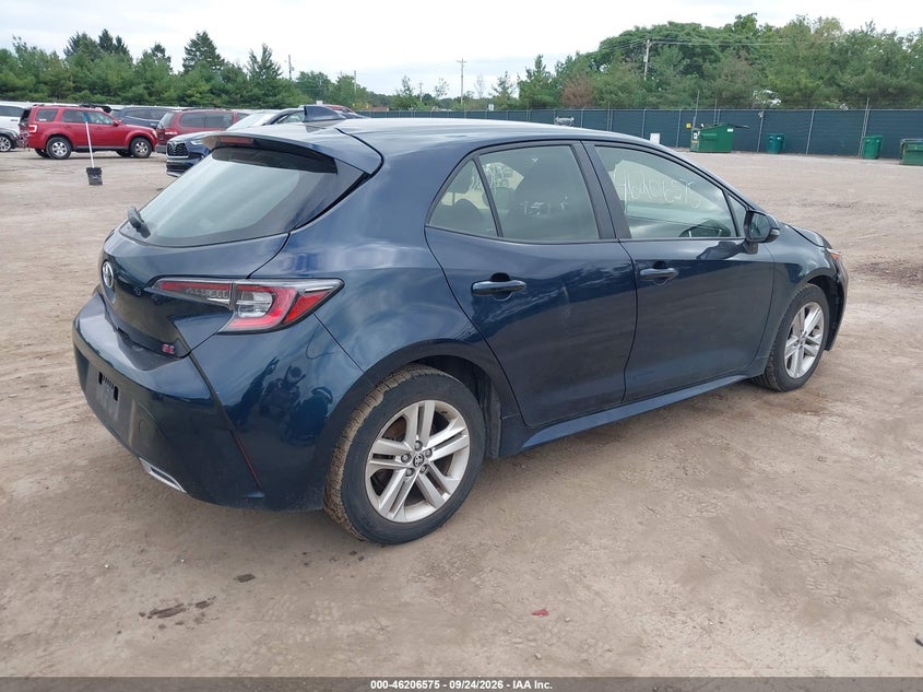 Vin: jtnd4rbexl3100477, lot: 46706487, toyota corolla se 20204
