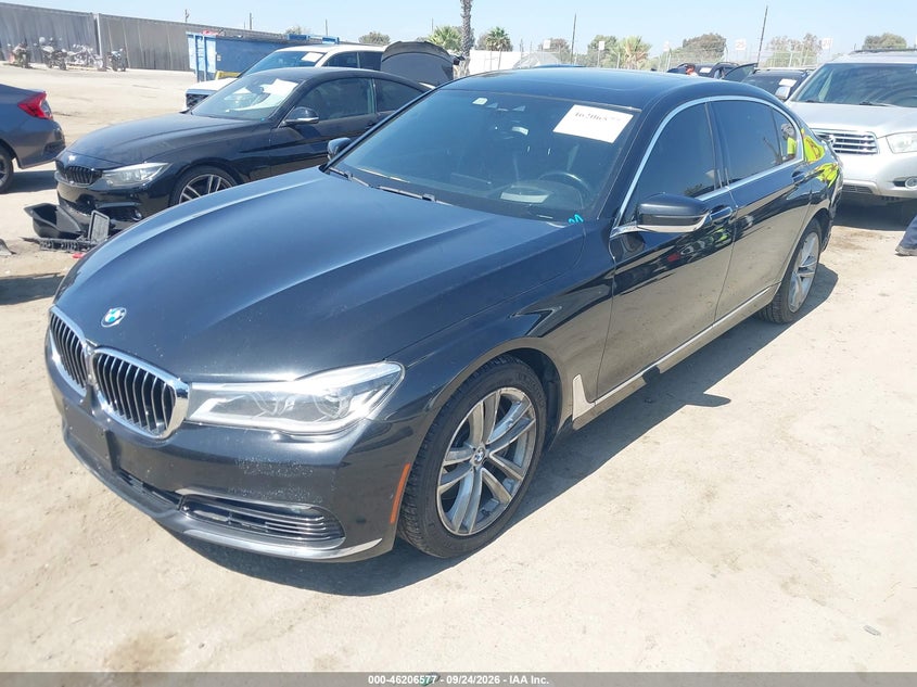 Vin: wba7f2c50gg420906, lot: 46706489, bmw 7 series 750i xdrive 20162