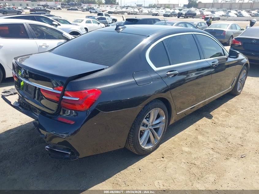 Vin: wba7f2c50gg420906, lot: 46706489, bmw 7 series 750i xdrive 20164