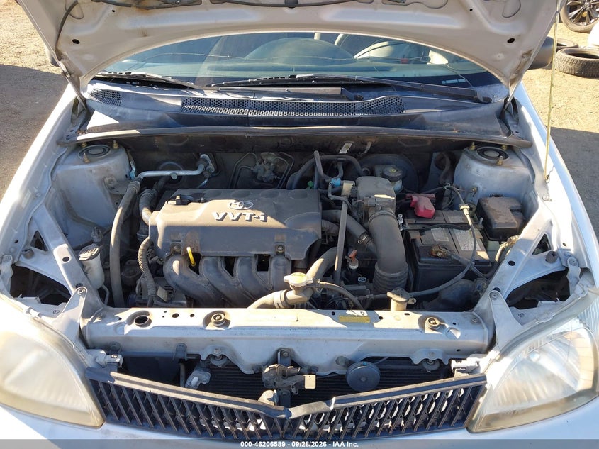 TOYOTA ECHO 2000 VIN JTDBT1237Y0078932