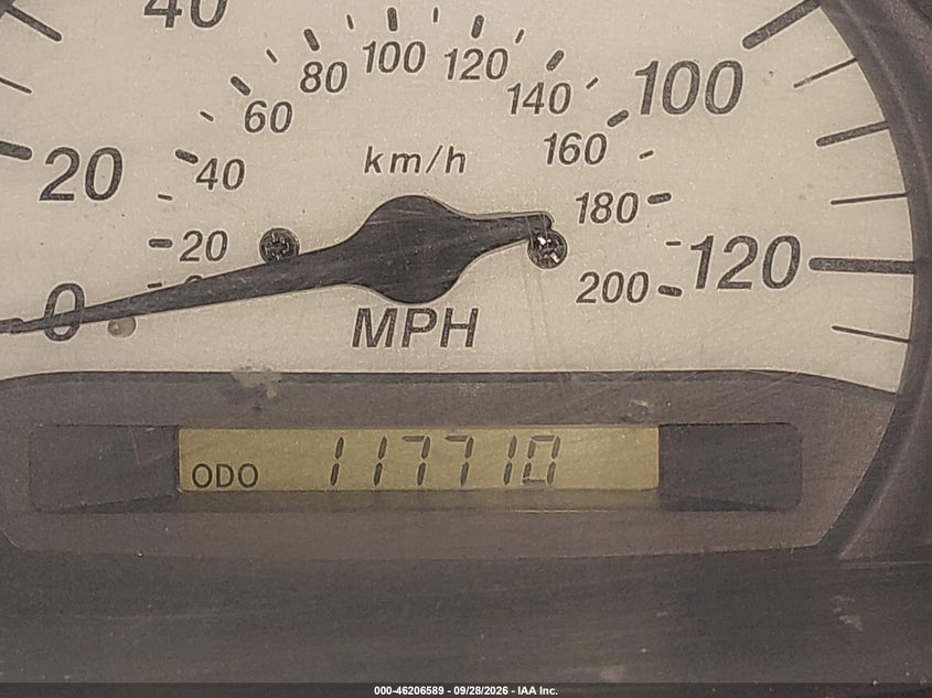 TOYOTA ECHO 2000 VIN JTDBT1237Y0078932