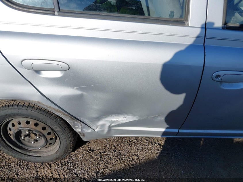 TOYOTA ECHO 2000 VIN JTDBT1237Y0078932