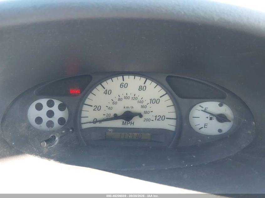 TOYOTA ECHO 2000 VIN JTDBT1237Y0078932