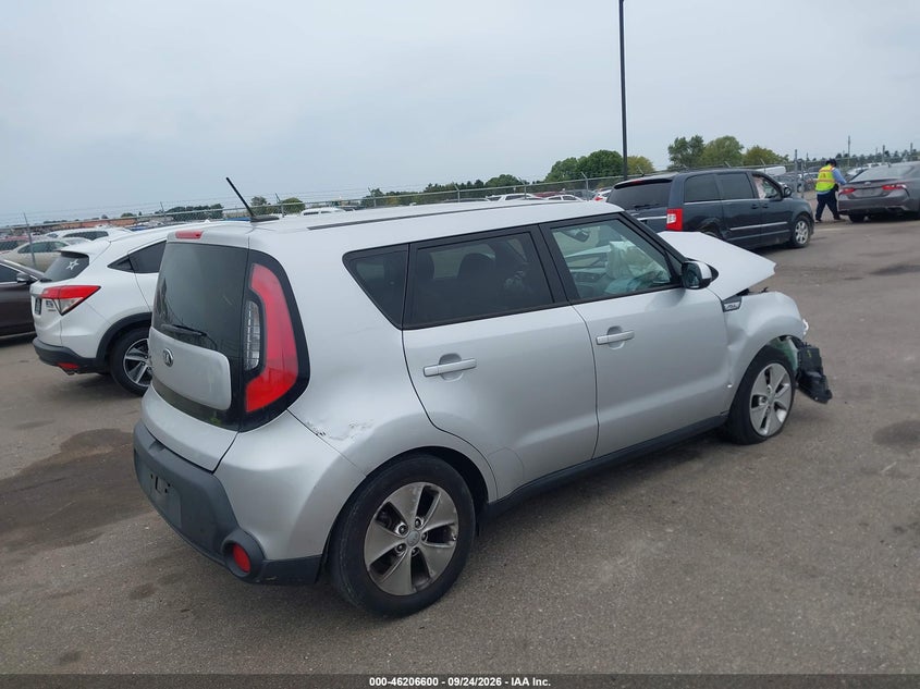 Vin: kndjn2a26g7829965, lot: 46706512, kia soul 20164