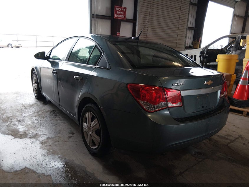 Vin: 1g1pc5sh3c7339619, lot: 46706520, chevrolet cruze ls 20123