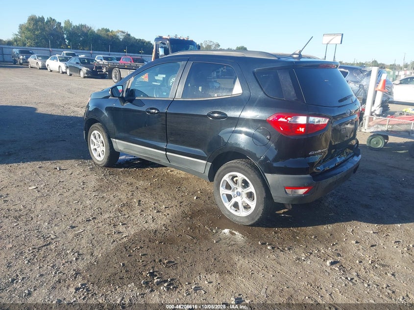 Vin: maj6p1ul3jc201770, lot: 46706528, ford ecosport se 20183