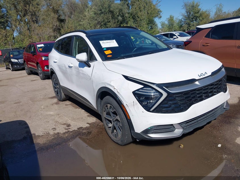 Vin: 5xyk3cdf7sg239543, lot: 46706543, kia sportage ex 20251