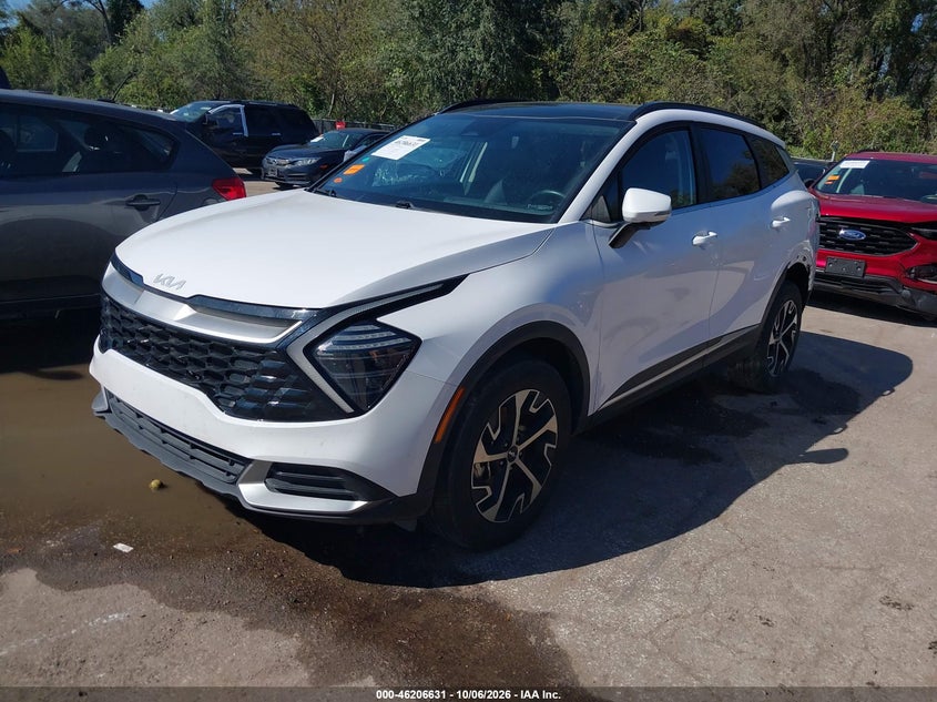 Vin: 5xyk3cdf7sg239543, lot: 46706543, kia sportage ex 20252