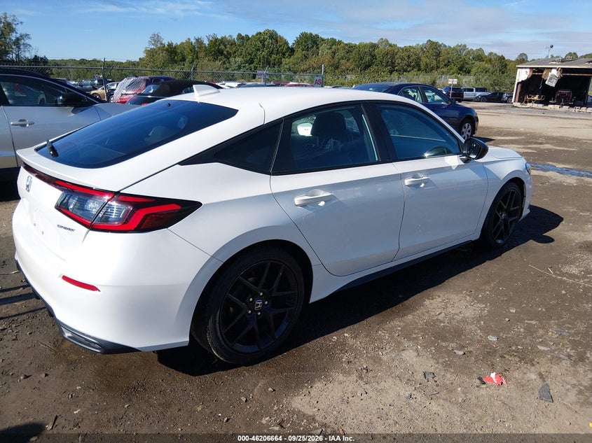 Vin: 19xfl2h81ne006038, lot: 46706575, honda civic sport 20224