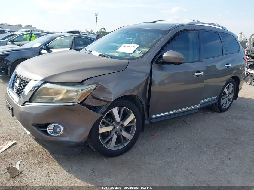 Vin: 5n1ar2mn0dc611366, lot: 46706591, nissan pathfinder platinum 20132