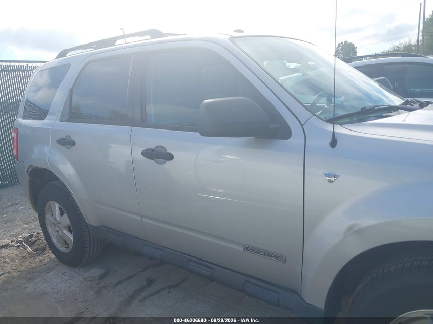 FORD ESCAPE 2008 VIN 1FMCU031X8KE62180