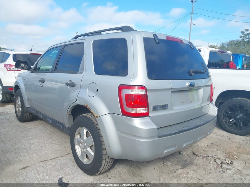 FORD ESCAPE 2008 VIN 1FMCU031X8KE62180