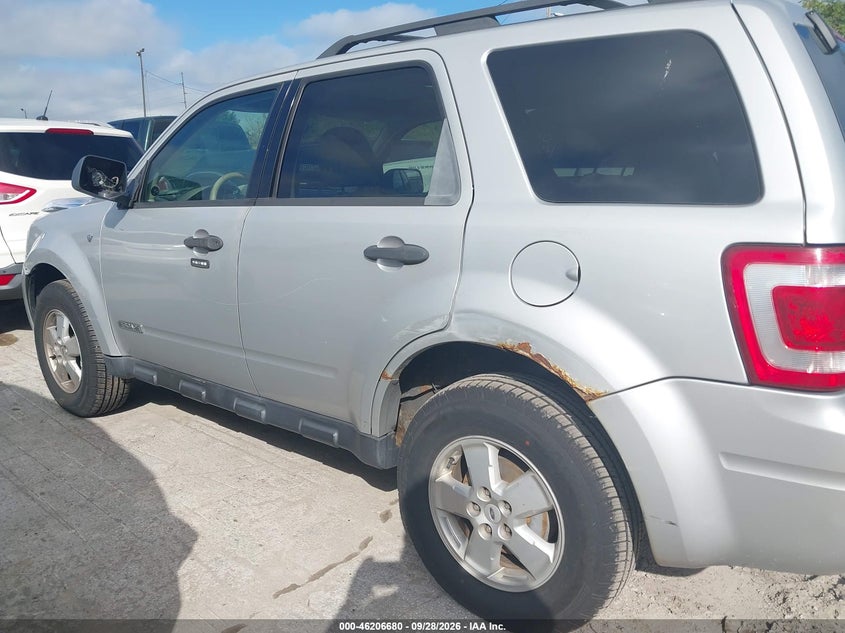 FORD ESCAPE 2008 VIN 1FMCU031X8KE62180