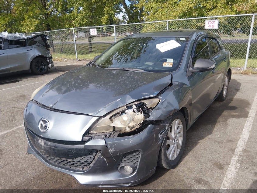 Vin: jm1bl1m73d1730255, lot: 46706605, mazda mazda3 i grand touring 20132
