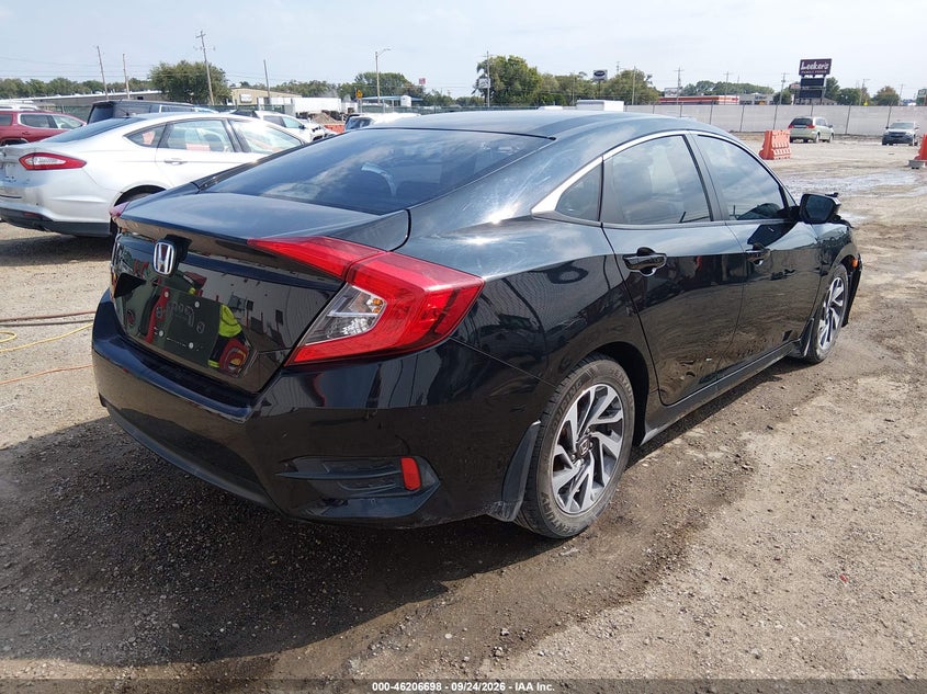 Vin: 19xfc2f78ge016630, lot: 46706610, honda civic ex 20164