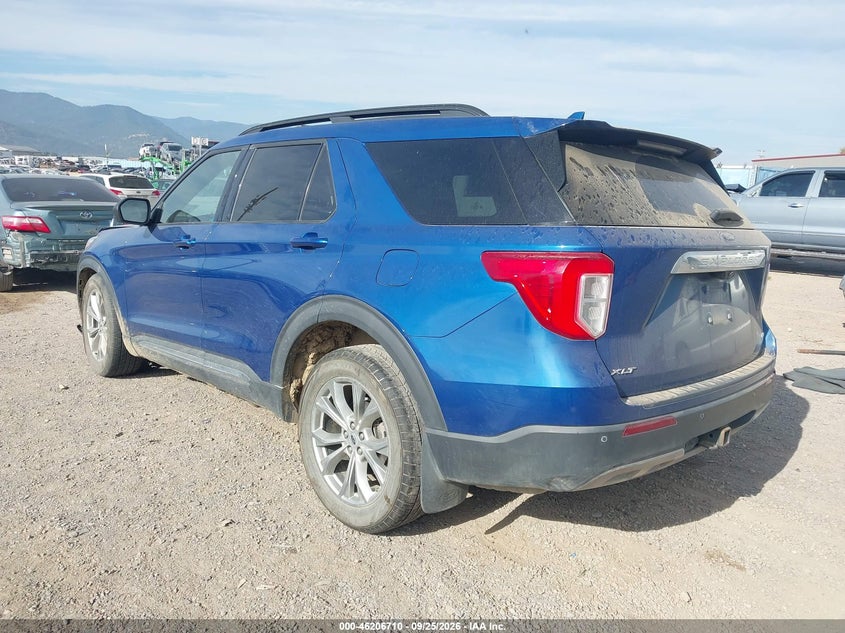 Vin: 1fmsk8dh6lga73821, lot: 46706622, ford explorer xlt 20203