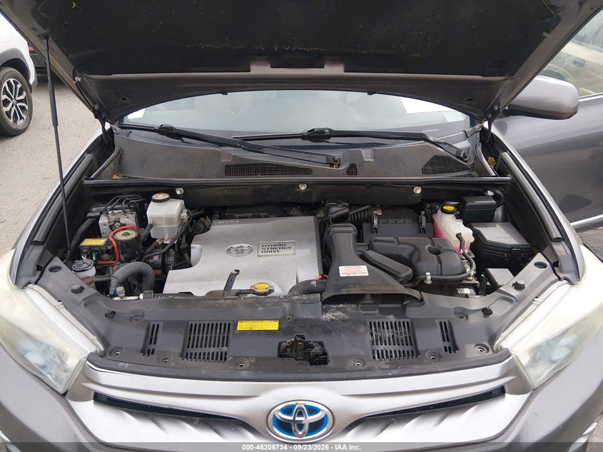 TOYOTA HIGHLANDER HYBRID 2013 VIN JTEBC3EH8D2015268