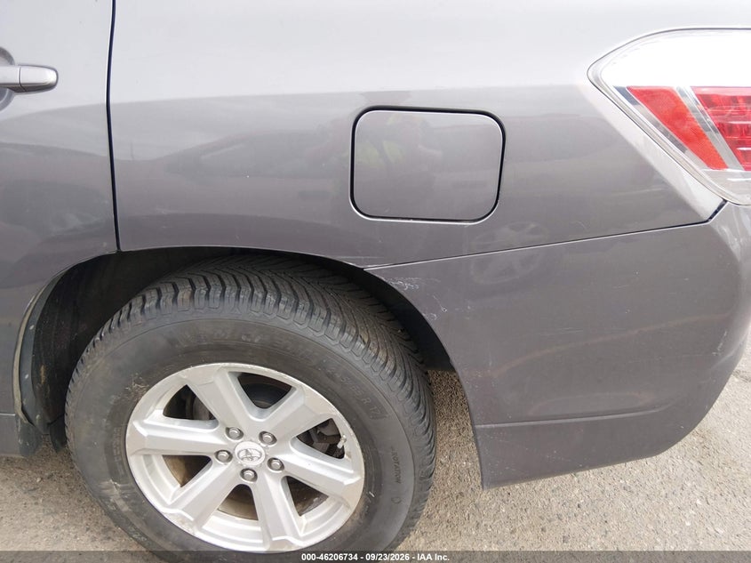 TOYOTA HIGHLANDER HYBRID 2013 VIN JTEBC3EH8D2015268