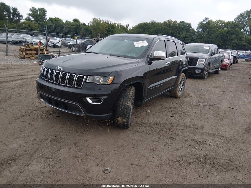 Vin: 1c4rjfbg6kc692672, lot: 46706675, jeep grand cherokee limited 4x4 20192