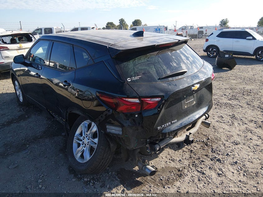 Vin: 3gnkbhrs2ls532893, lot: 46706677, chevrolet blazer awd 2lt 20203