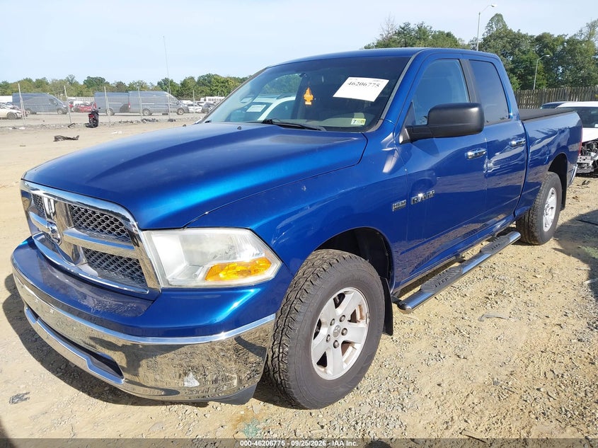 2010 Dodge RAM, Звичайний знос, IAAI, VIN 1D7RV1GT1AS211346 — фото 2