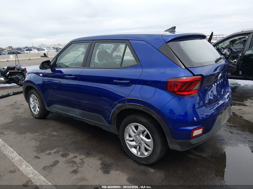 Vin: kmhrb8a36mu121277, lot: 46706715, hyundai venue se 20213