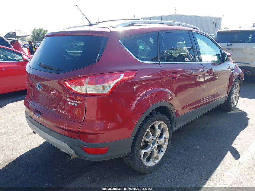 Vin: 1fmcu9j95duc45843, lot: 46706761, ford escape titanium 20134