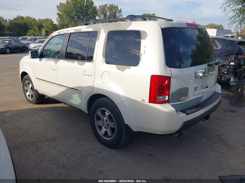 Vin: 5fnyf4h90bb074311, lot: 46706773, honda pilot touring 20113