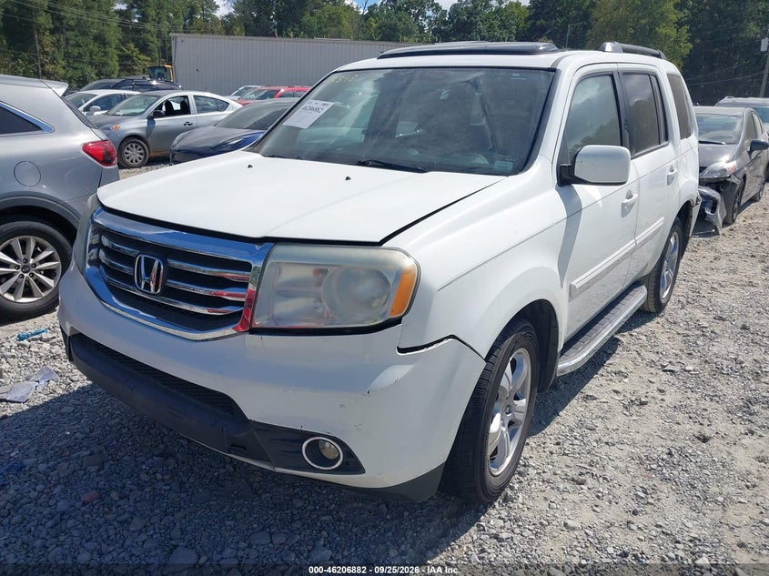 Vin: 5fnyf3h64fb006731, lot: 46706793, honda pilot ex-l 20152