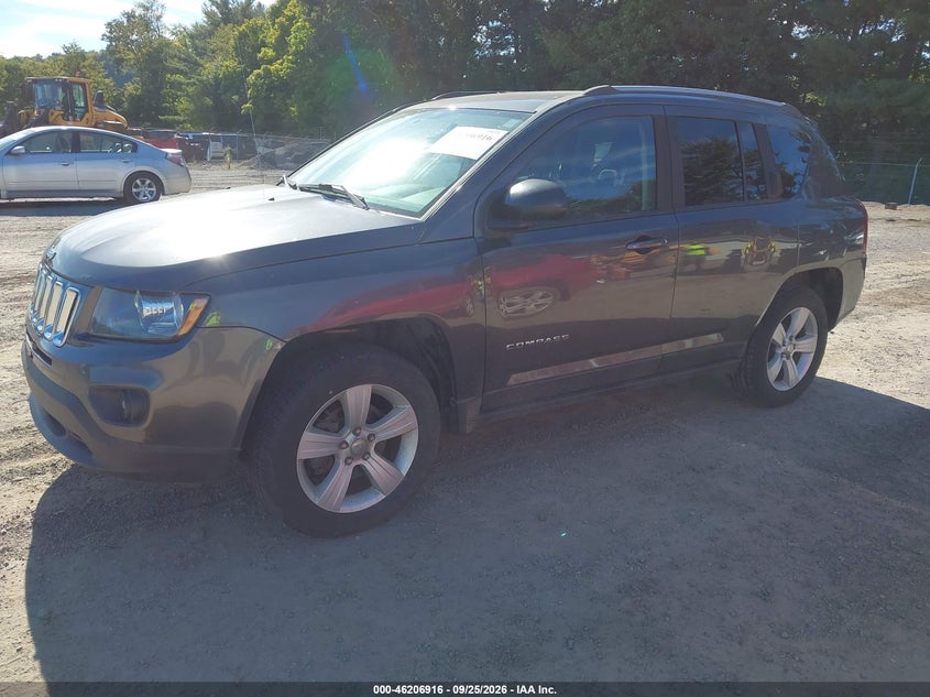 2016 Jeep Compass, Normal Wear & Tear, IAAI, VIN 1C4NJDBBXGD663068 — photo 2