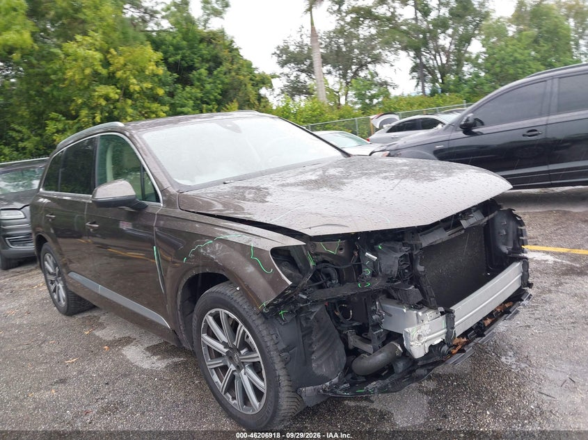 AUDI Q7 2019 VIN WA1LHAF72KD038321