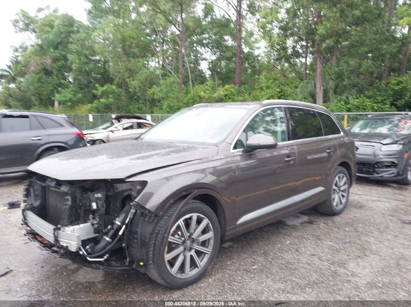 AUDI Q7 2019 VIN WA1LHAF72KD038321