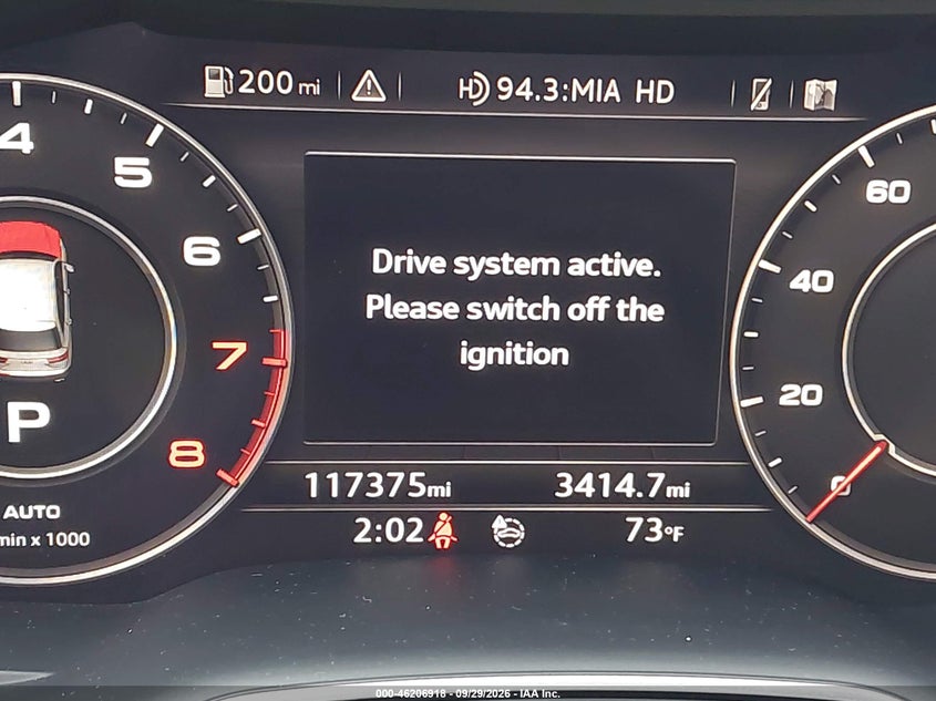 AUDI Q7 2019 VIN WA1LHAF72KD038321