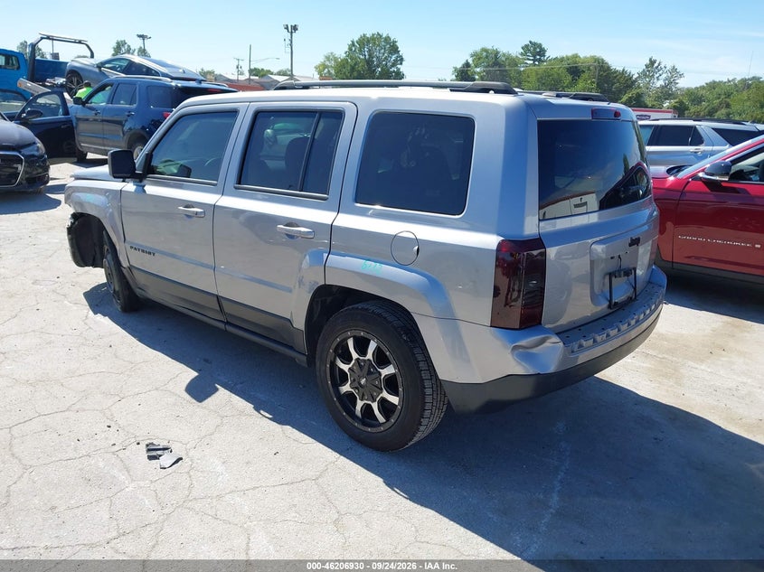 Vin: 1c4njpfb8gd687414, lot: 46706842, jeep patriot latitude 20163
