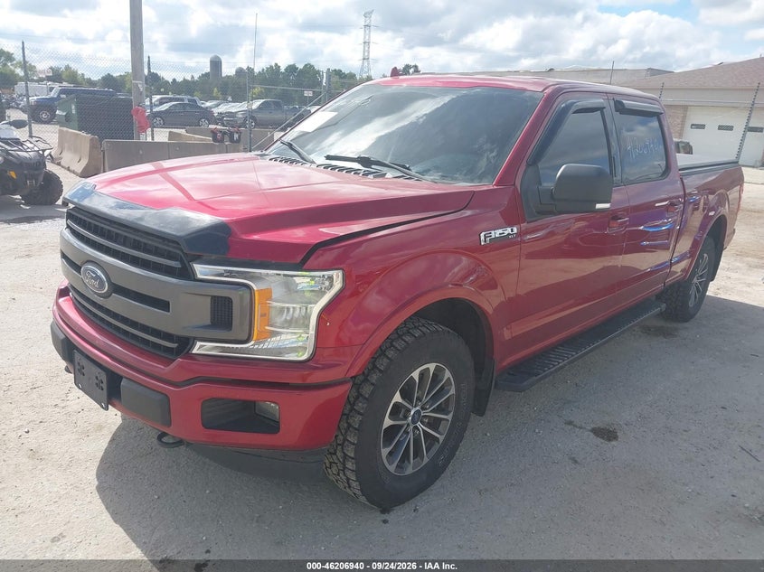 Vin: 1ftfw1eg5jfb90848, lot: 46706852, ford f-150 xlt 20182