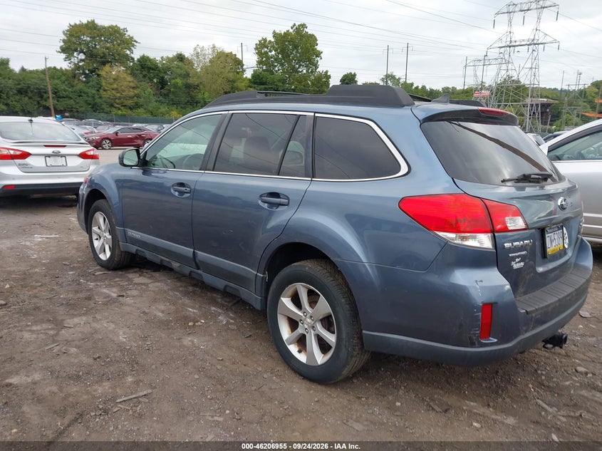 Vin: 4s4brbpc6d3305609, lot: 46706867, subaru outback 2.5i limited 20133