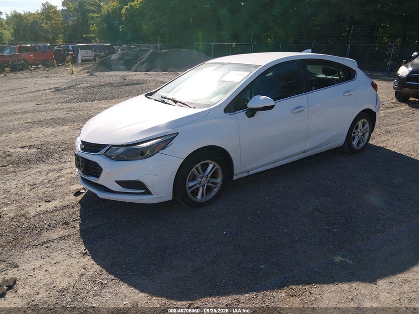 2017 Chevrolet Cruze, Звичайний знос, IAAI, VIN 3G1BE6SM4HS538386 — фото 2