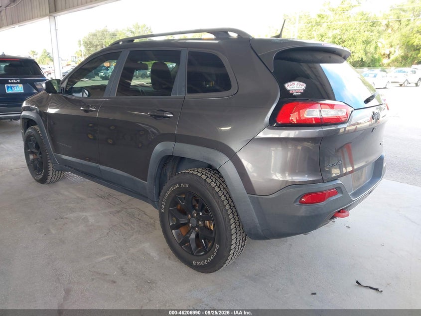 Vin: 1c4pjmbs7gw237562, lot: 46706902, jeep cherokee trailhawk 20163