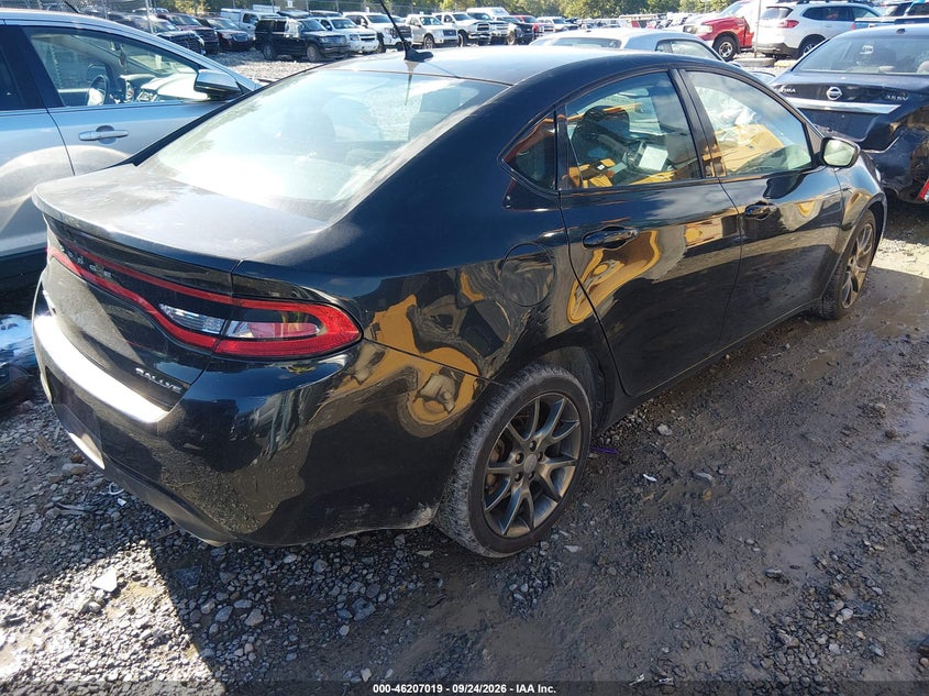 Vin: 1c3cdfba9dd295337, lot: 46706931, dodge dart sxt 20134