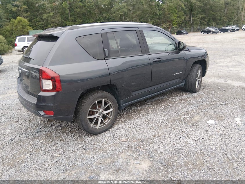 Vin: 1c4njdbb3gd556539, lot: 46706932, jeep compass sport 20164