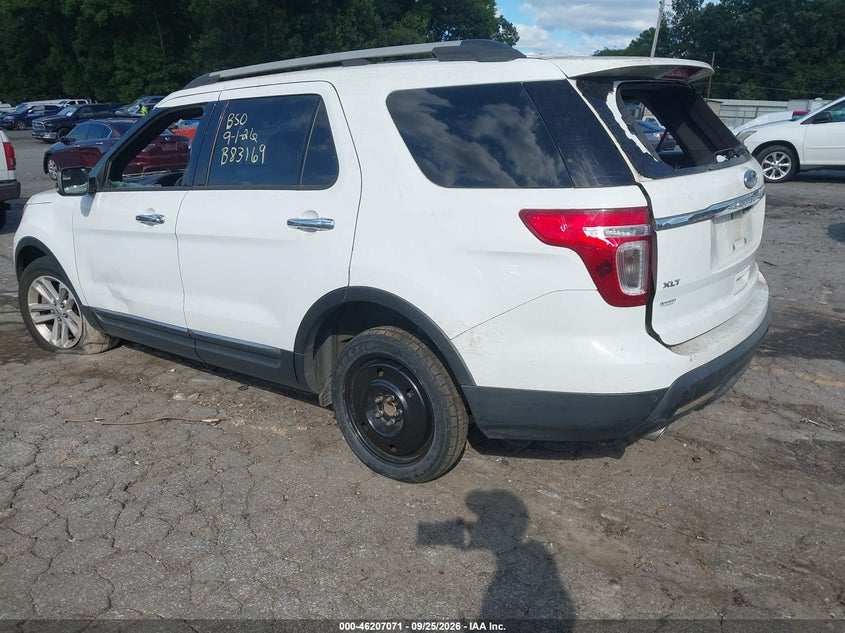 Vin: 1fm5k7d83fgb83169, lot: 46706983, ford explorer xlt 20153