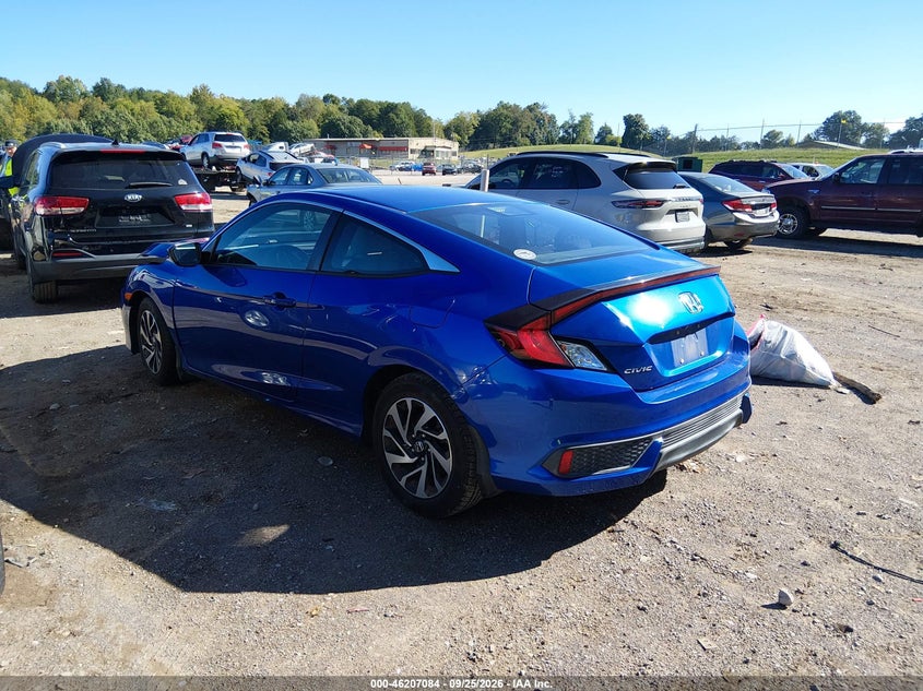 Vin: 2hgfc4b06gh304639, lot: 46706996, honda civic lx-p 20163