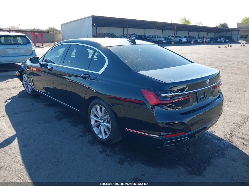 Vin: wba7t2c09mcf63629, lot: 46706998, bmw 740i 20213