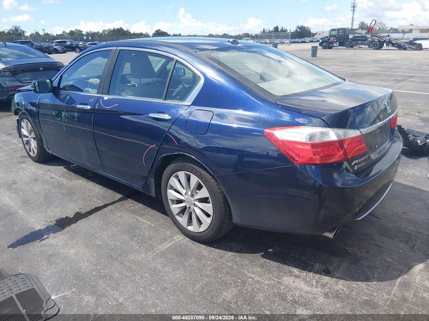 Vin: 1hgcr3f85fa014336, lot: 46707010, honda accord ex-l/ex-l v-6 20153