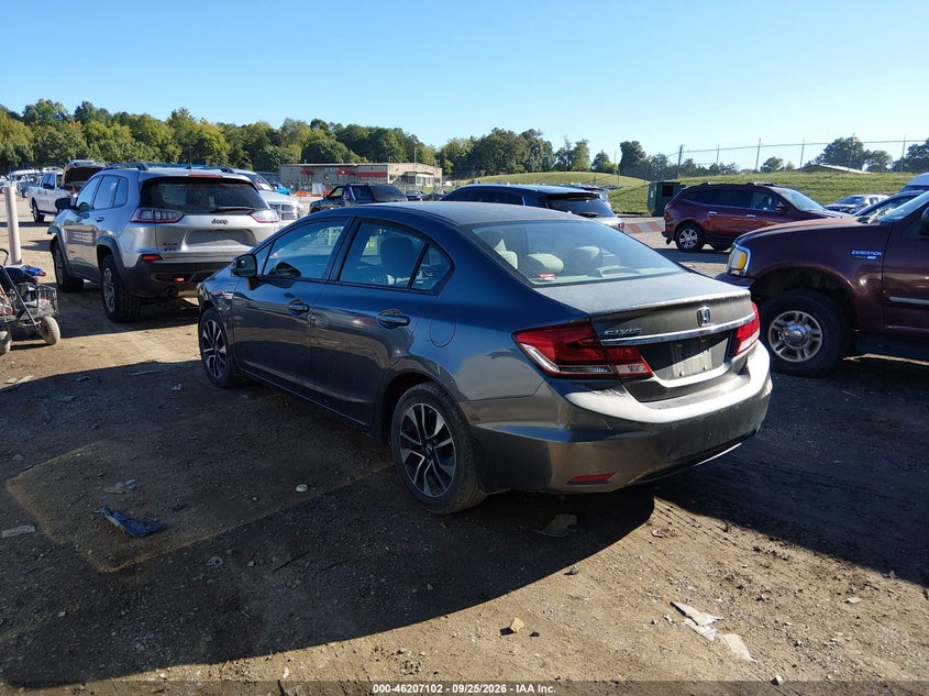 Vin: 19xfb2f84de038227, lot: 46707014, honda civic sdn ex 20133