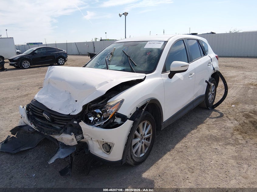 Vin: jm3ke2cy6g0728527, lot: 46707018, mazda cx-5 touring 20162